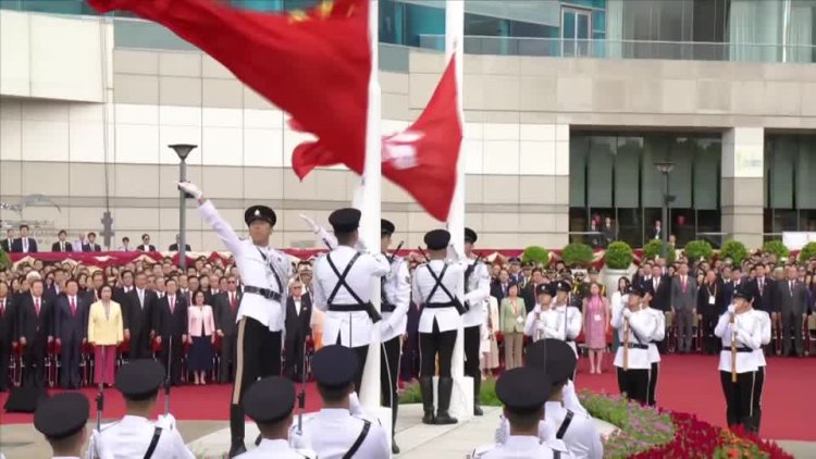 Hong Kong marks 28 years since handover