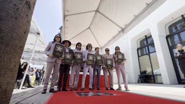 Los Bukis honored with Hollywood star