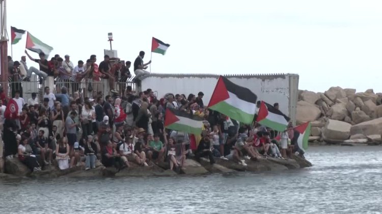 Tunisians rally for Gaza aid flotilla