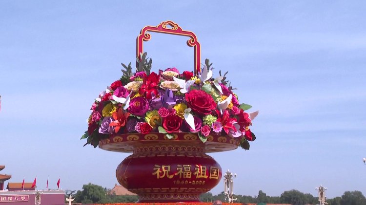 Beijing blooms with flowers and lanterns