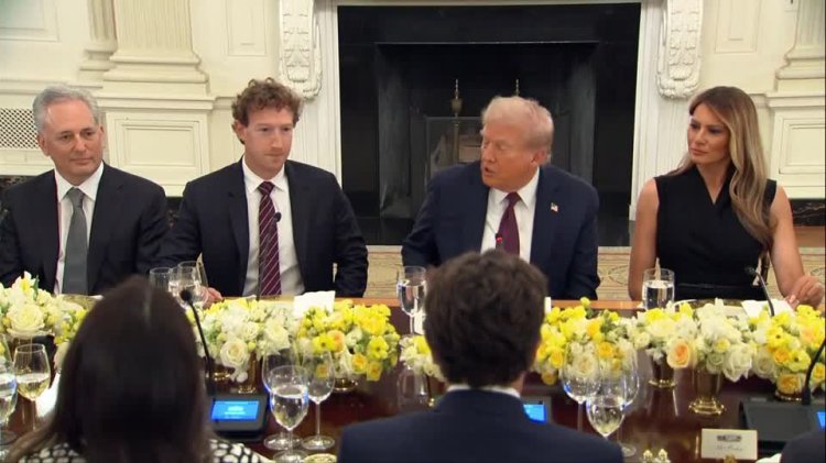 Tech leaders praise Trump at White House