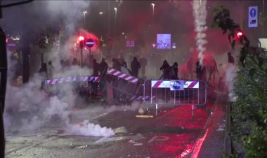 Clashes at Udine pro-Palestinian march