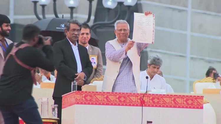 Bangladesh parties sign reform charter