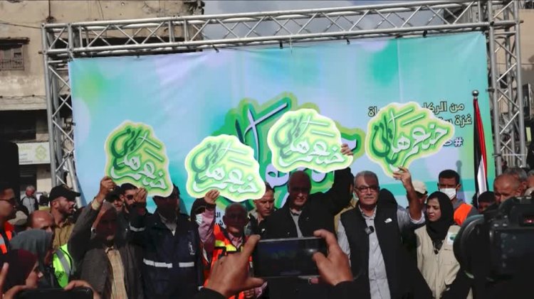 Palestinians launch major cleanup in Gaza