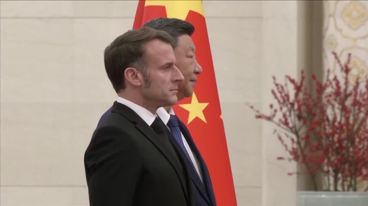 Xi hosts Macron in Beijing talks