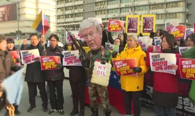 Protests denounce U.S. action in Venezuela