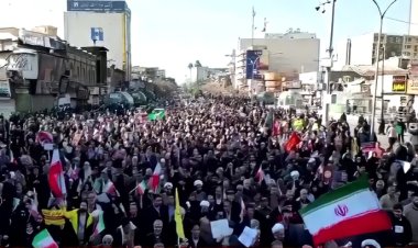 Iranians rally blaming U.S. and Israel