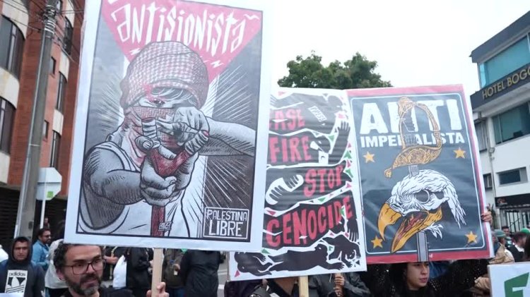 Bogotá hosts anti-imperialism protest