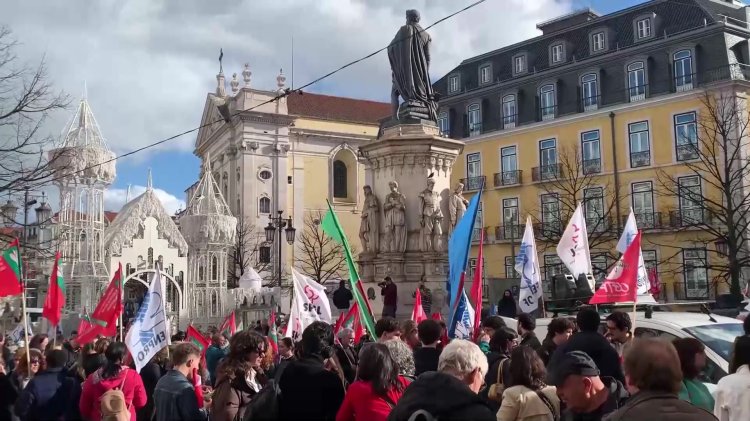 Lisbon protest targets labor reform