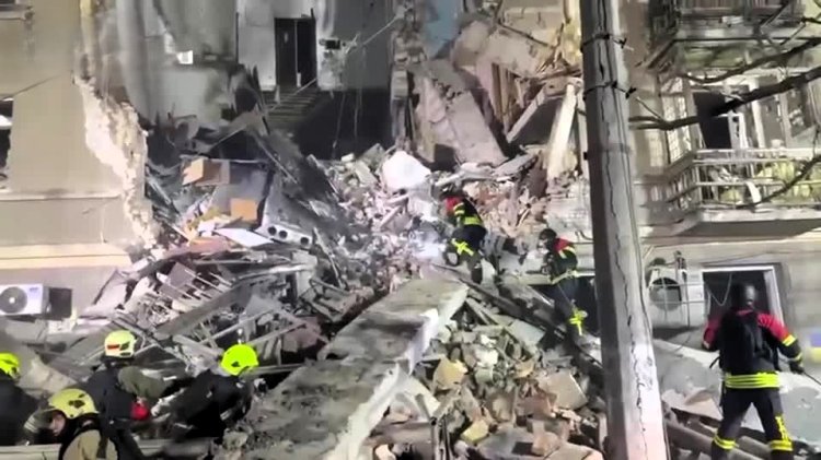 Russian drones hit Odessa overnight