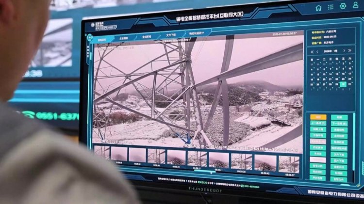 Drones aid winter power maintenance