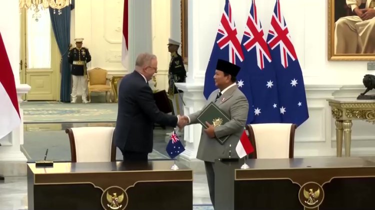 Australia Indonesia sign security pact