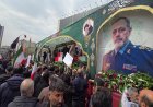 Mass funeral held for Iran commanders