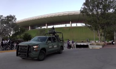 Heavy security at Guadalajara match