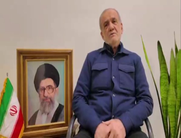 Pezeshkian urges diplomacy, vows defense