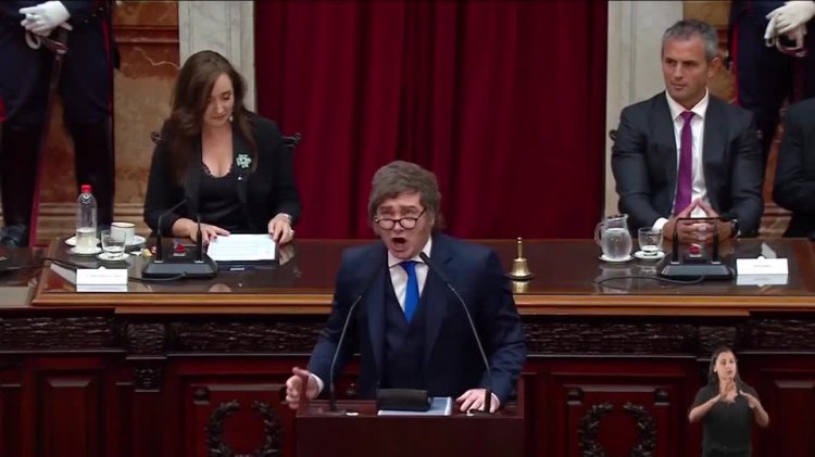 Milei pushes tax cuts and trade agenda