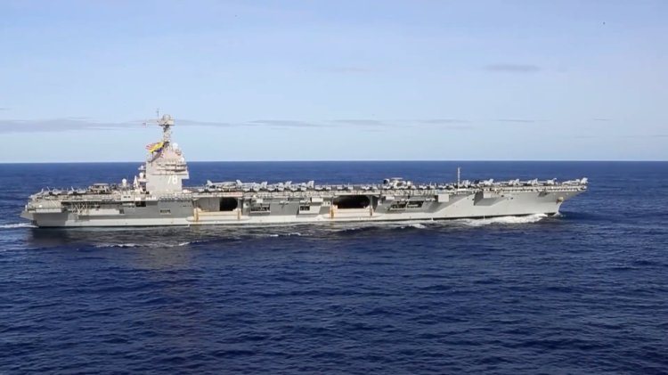 IRGC targets U.S. carrier support in Red Sea