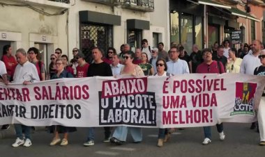 Lisbon protest targets labor reform