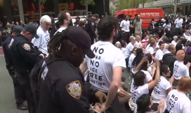 Arrests during New York protest