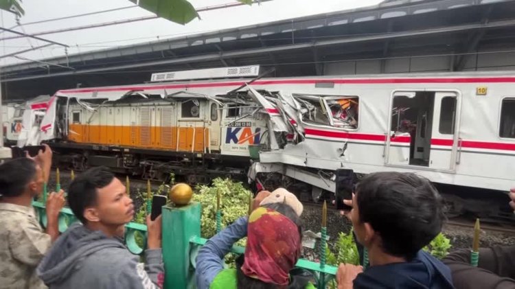 Deadly train collision hits Bekasi