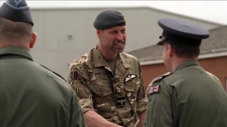 Prince William marks RAF Valley anniversary