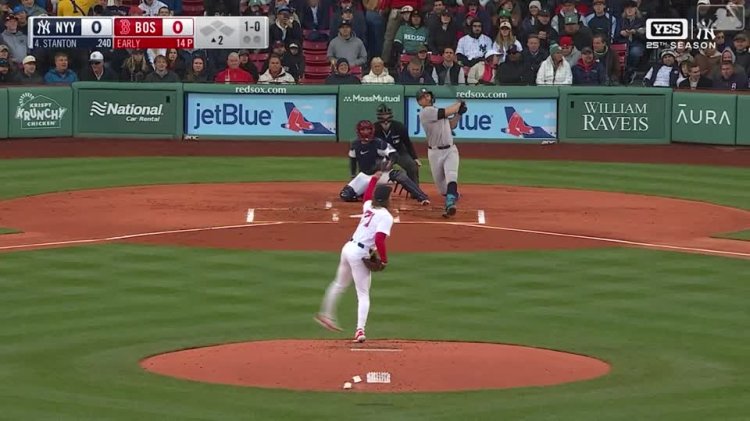 Yankees beat Red Sox behind Stanton