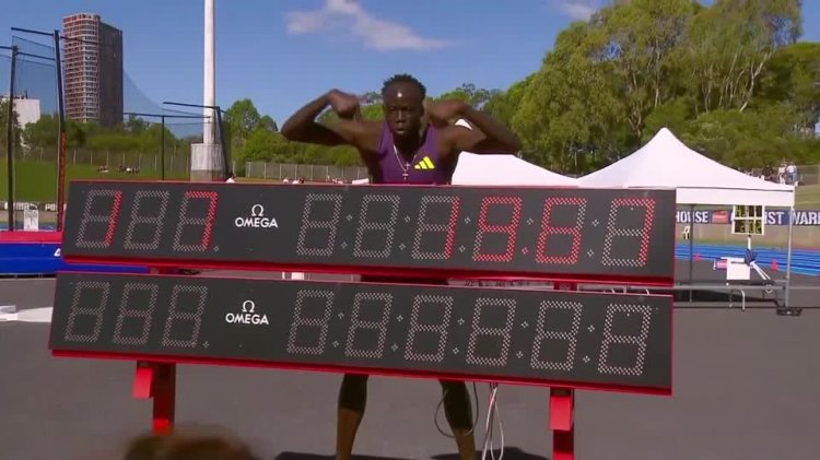 Gout Gout runs historic 200m