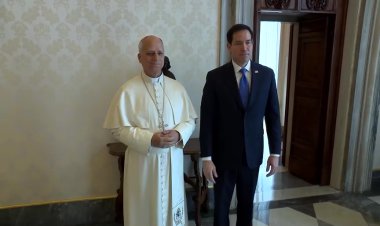 Marco Rubio meets Pope Leo at Vatican