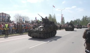 Latvia marks independence anniversary
