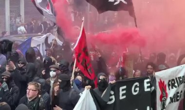 May Day rallies draw crowds across Europe