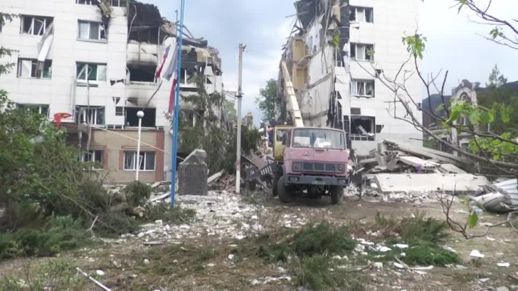 Drone strike hits dormitory in Luhansk region