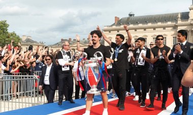 PSG celebrates Champions League triumph