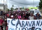 Migrants move north in Mexico