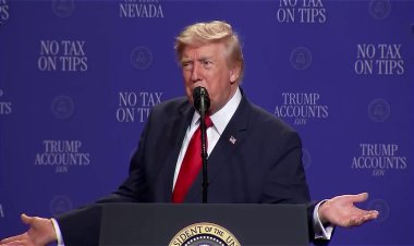 Trump denounces communism in Las Vegas