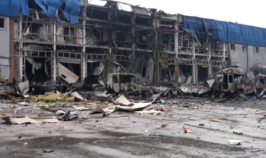 Russian missiles devastate Kyiv region logistics