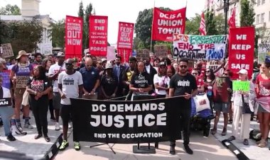 D.C. rallies mark Guard deployment anniversary