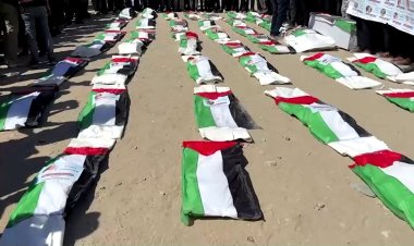 Gaza City mourns 50 recovered victims