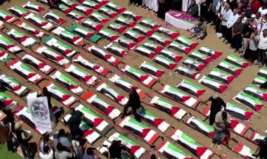 Gaza buries 112 family members from 2023 strike