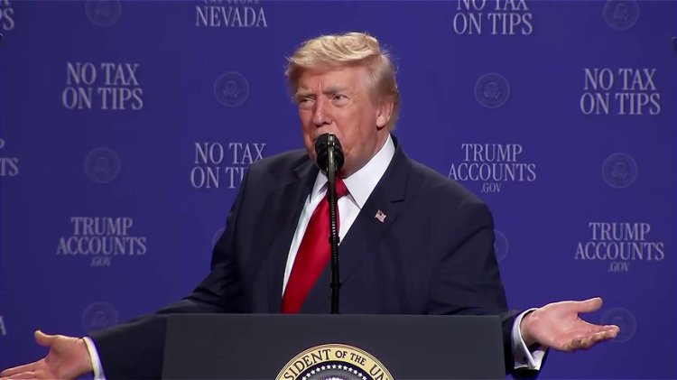 Trump denounces communism in Las Vegas