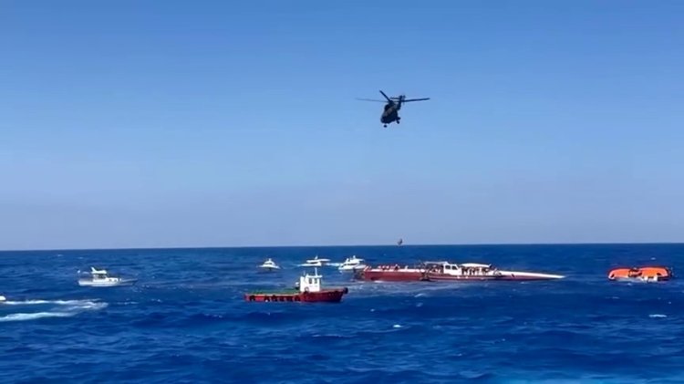 Ferry capsizes off northern Cyprus coast