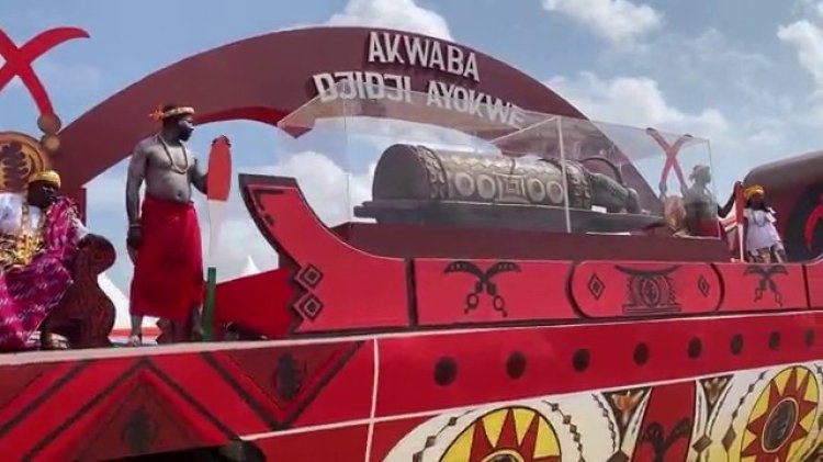 Côte d'Ivoire unveils repatriated sacred drum