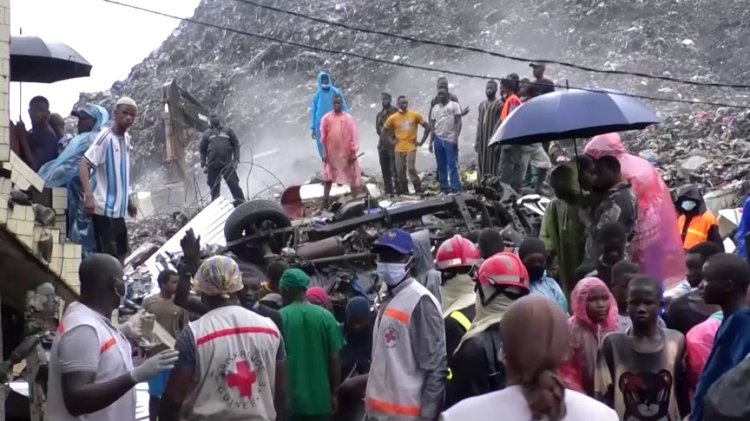 Guinea landfill landslide kills 30