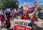 Protests confront Trump in Dallas