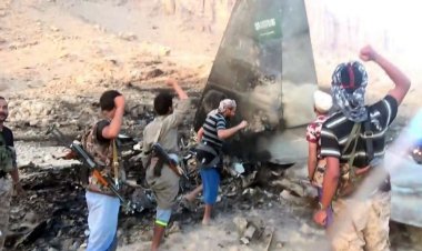 Houthi Video Shows Downed Saudi F-15 Jet