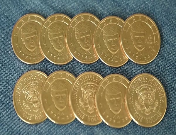 Trump $1 coin enters U.S. circulation