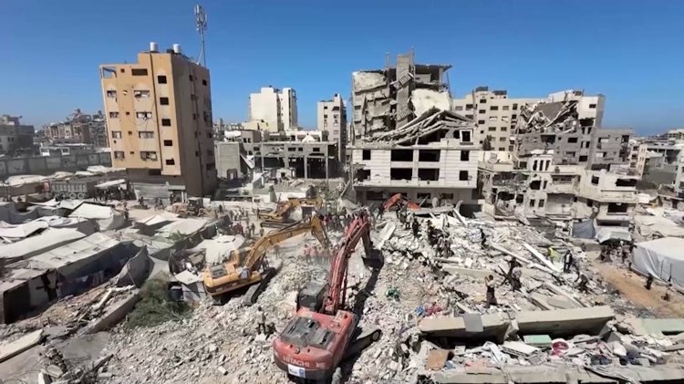 Gaza building collapse leaves many dead