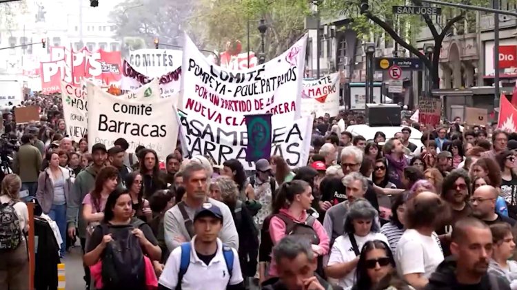 Argentina protests Milei's austerity plans