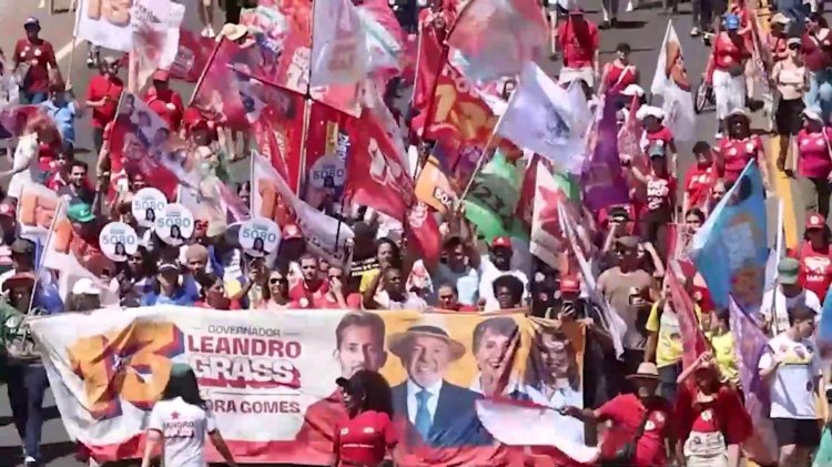 Brazil First Lady joins capital rally