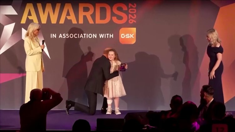 Prince Harry honors UK's ill children