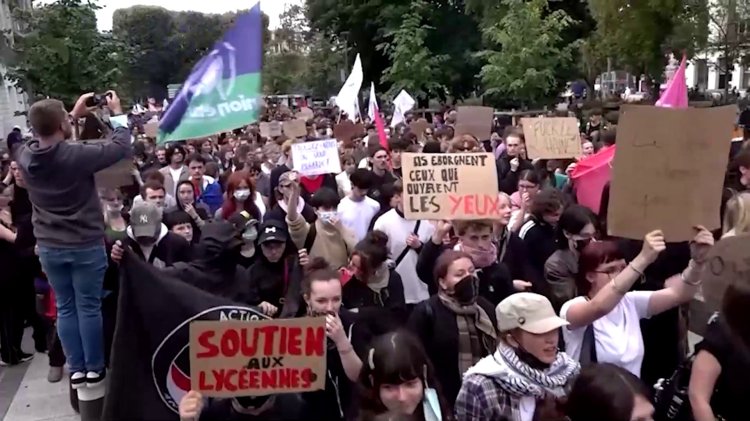 French student protests escalate nationwide